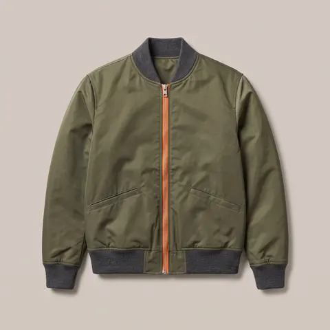 Casaca bomber verde